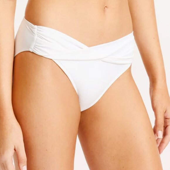 NWT SEAFOLLY GODDESS TWIST BAND MINI HIPSTER BIKINI BOTTOM RESORT LOUNGE USA 4 - Picture 3 of 7